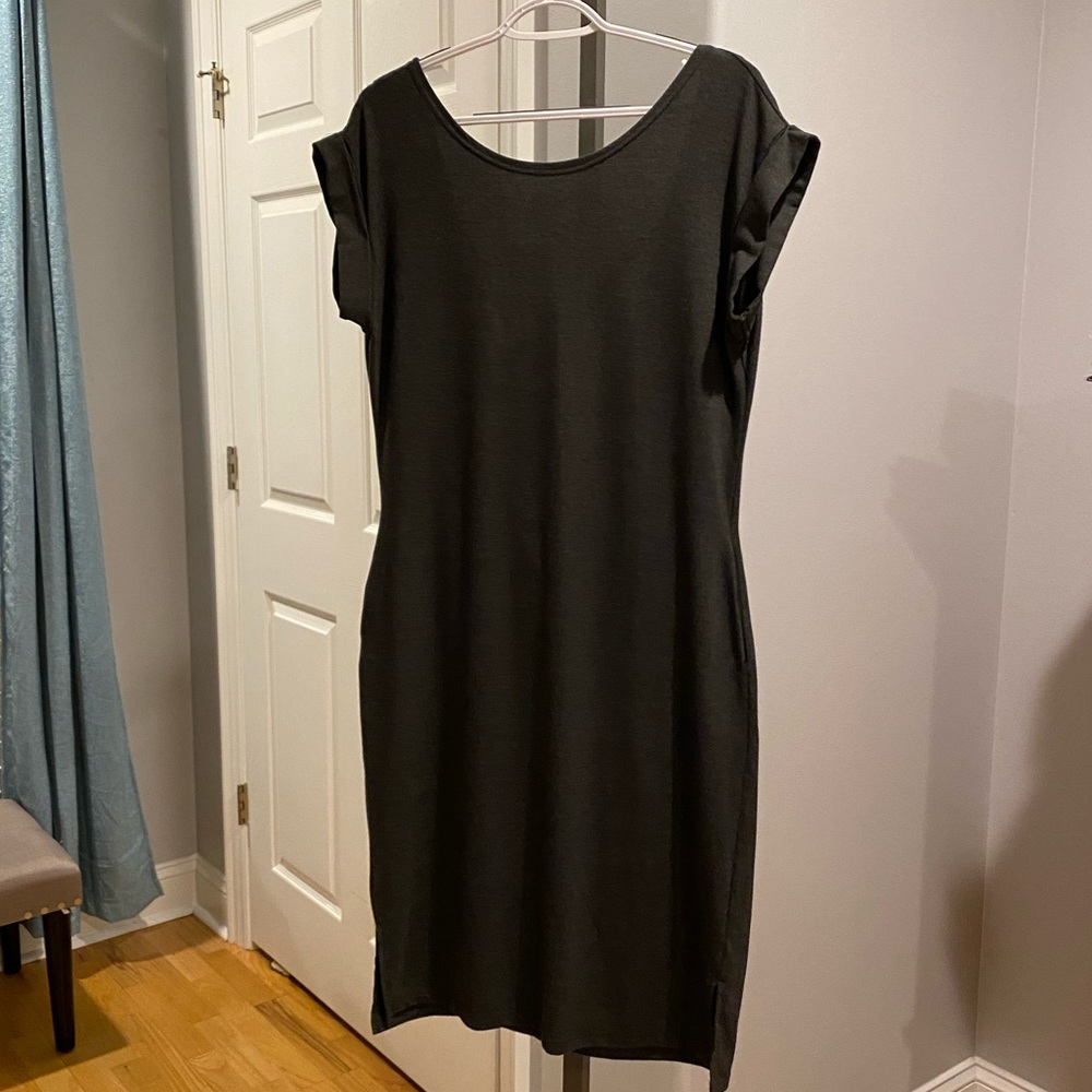 Backless T-Shirt Dress